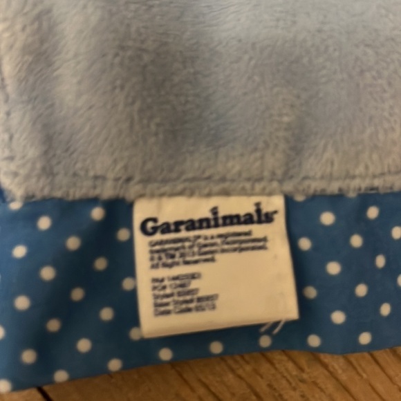 Garanimals Baby Lovey Security Blanket “My Best Friend “ Elephant Blue - Picture 5 of 8